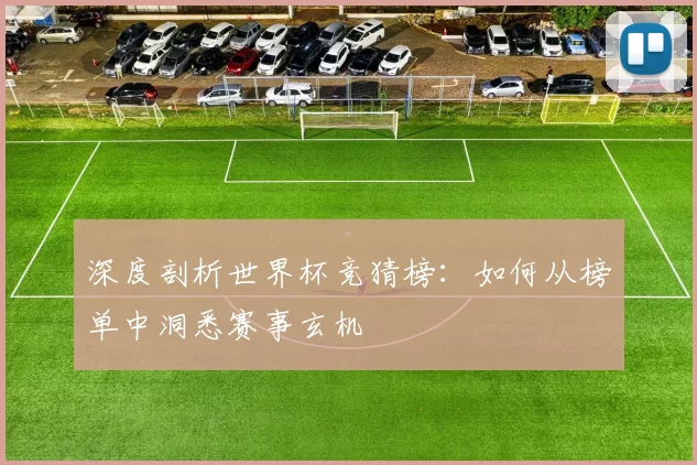 深度剖析世界杯竞猜榜：如何从榜单中洞悉赛事玄机