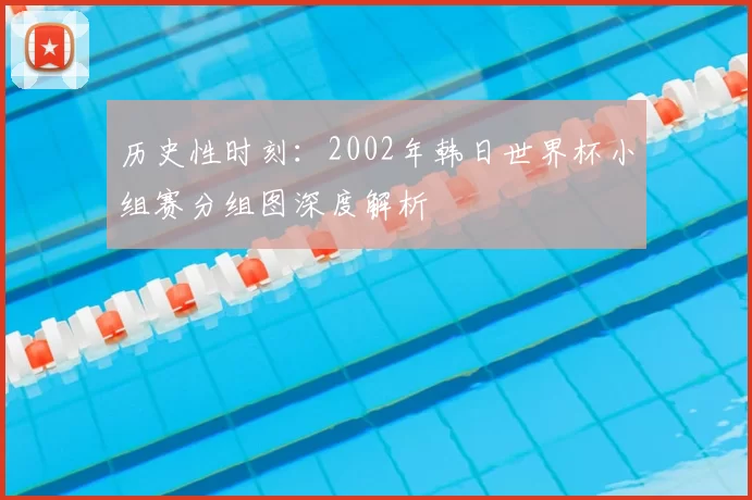 历史性时刻:2002年韩日世界杯小组赛分组图深度解析
