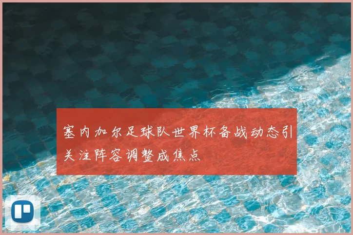 塞内加尔足球队世界杯备战动态引关注阵容调整成焦点