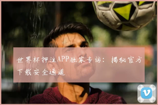 世界杯押注APP独家专访:揭秘官方下载安全通道